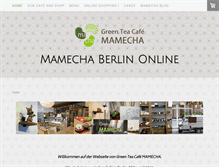 Tablet Screenshot of mamecha.com